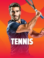Tennis sport banner